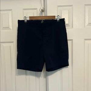 J. Crew Dark Blue Flat Front Shorts